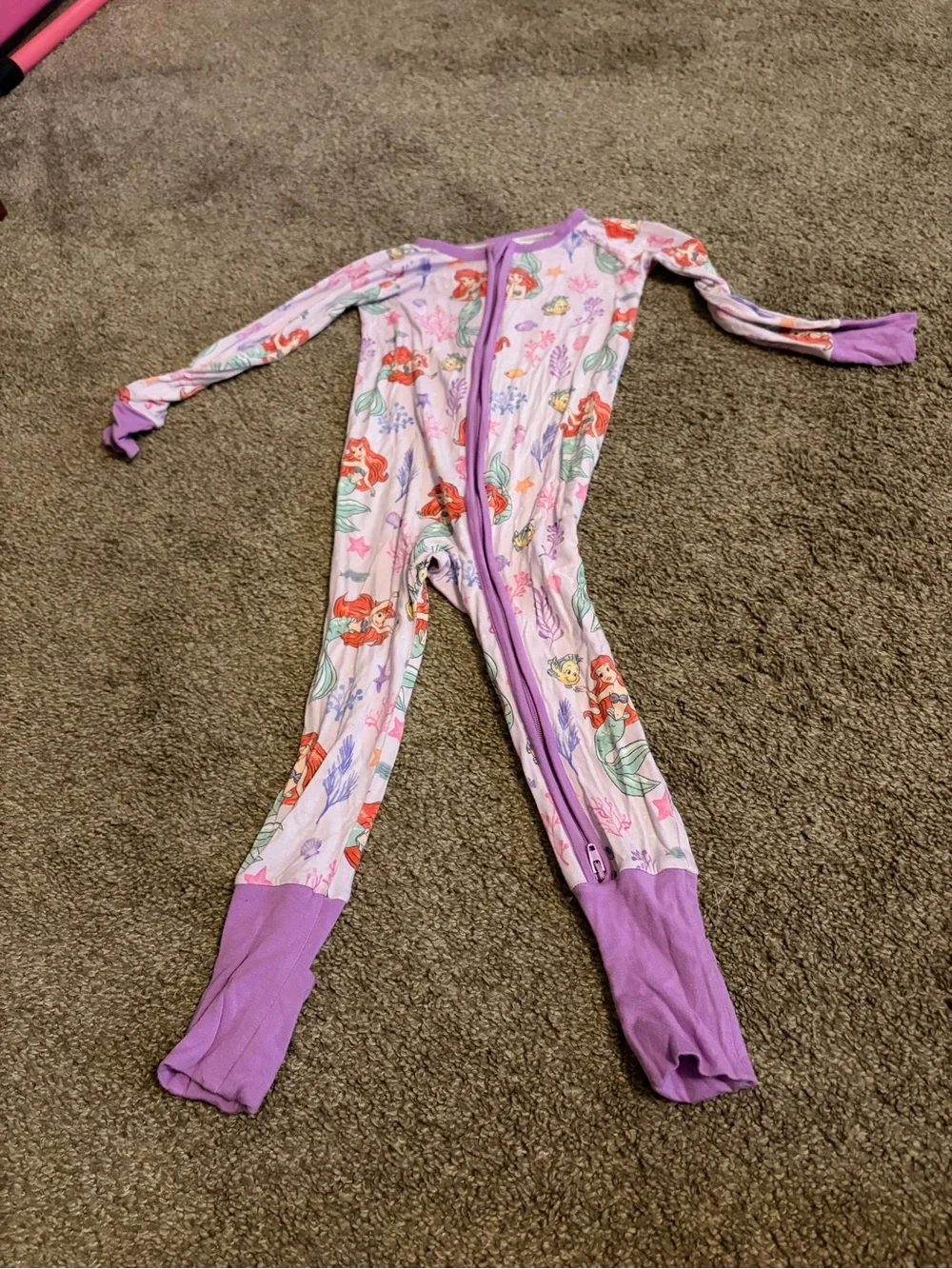 Little Sleepies - Little Mermaid - Ariel - bamboo pajamas